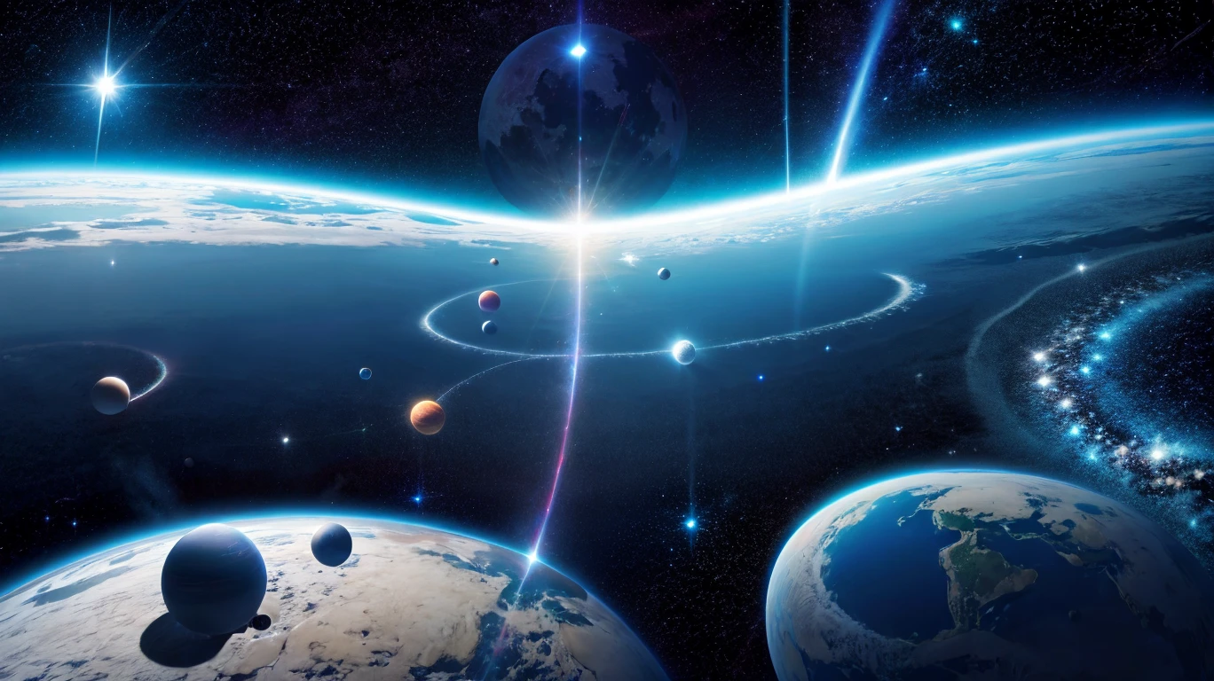 Space and big planets