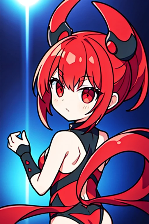 Element Water Design features: Red and black clothing Scorpion tail accessory、Mysterious and passionate atmosphere