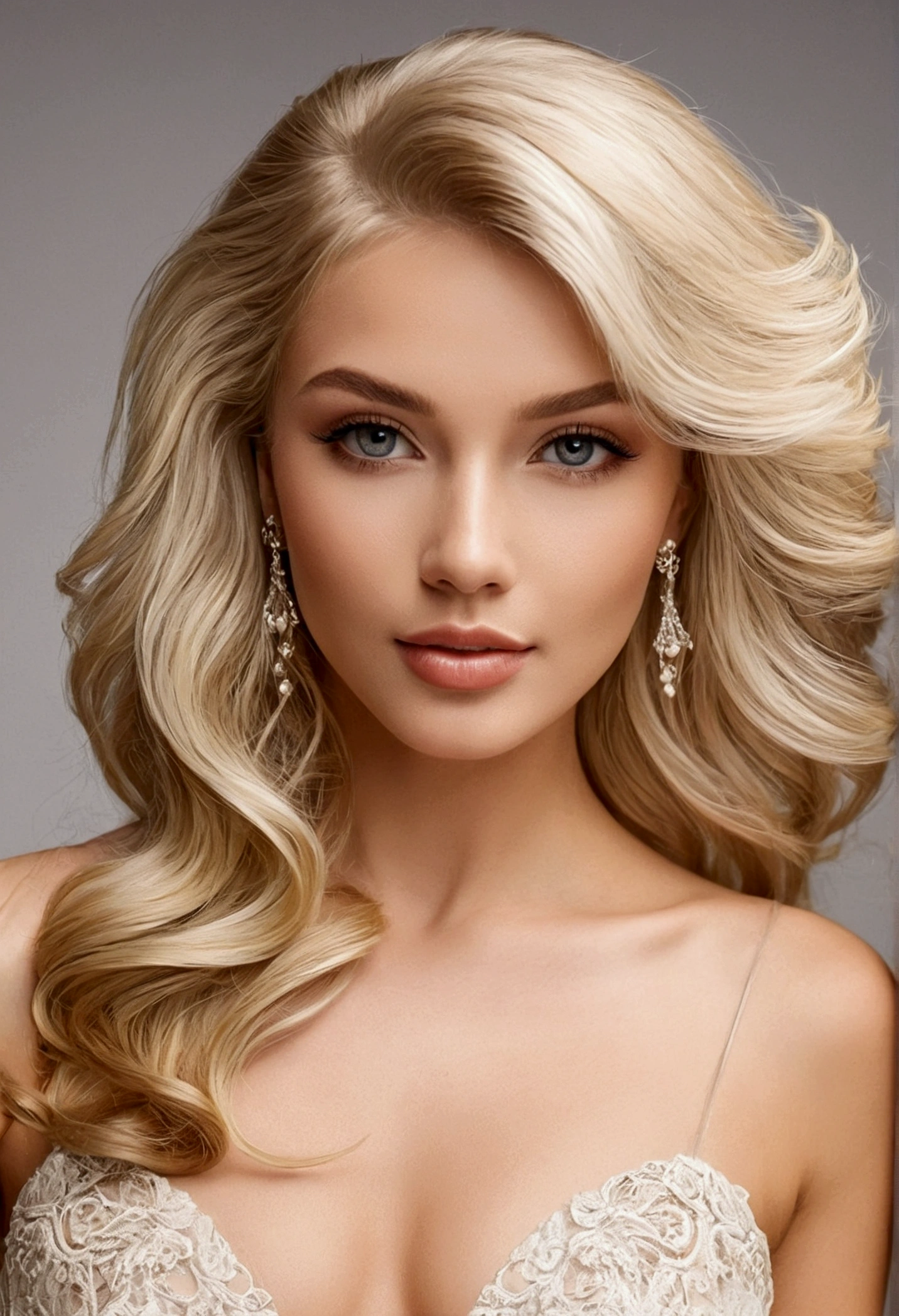 Beautiful blonde woman