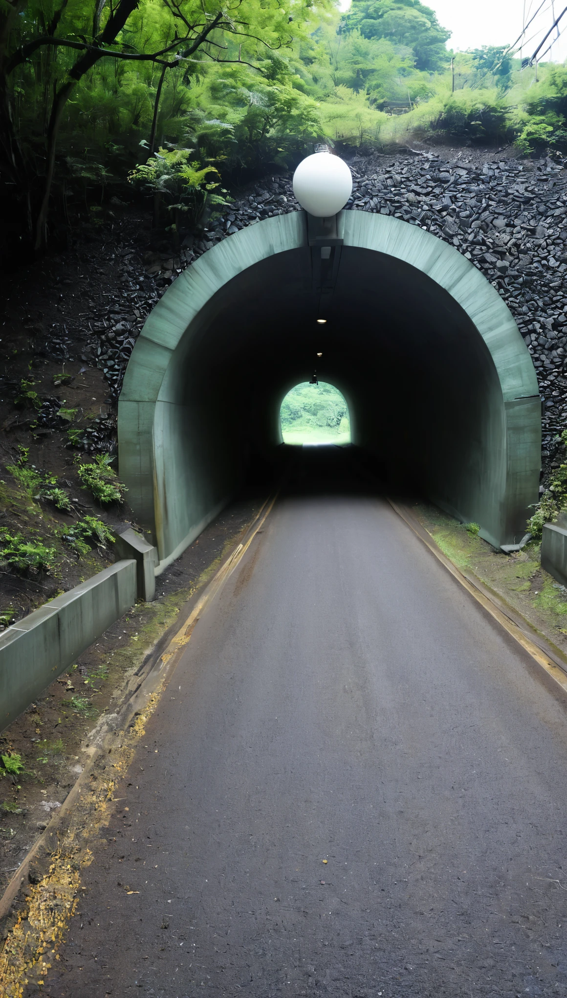 tunnel、Entrance、night、Creepy、