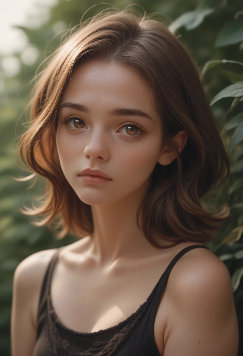 Girl of 17 old wheve brown hair and brown eyes
