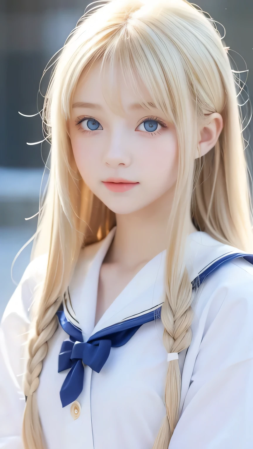 Sexy and beautiful pretty cute face、Russian beautiful girl、Very long and beautiful straight hair、Beautiful blonde hair with a golden sheen、Very cute beautiful face,Sexy, cute and beautiful 16 year old、Her big, shining pale blue eyes are cute..、Snow-white skin、Glowing, beautiful skin,Long bangs cover a pretty face、She has beautiful, clear, natural blonde, silky soft hair.、Very cute beautiful girl、School uniforms、Japanese Sailor Suit、