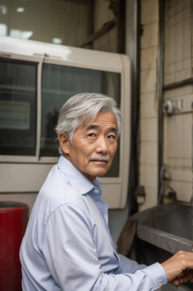 Photo of an old man、50 years old