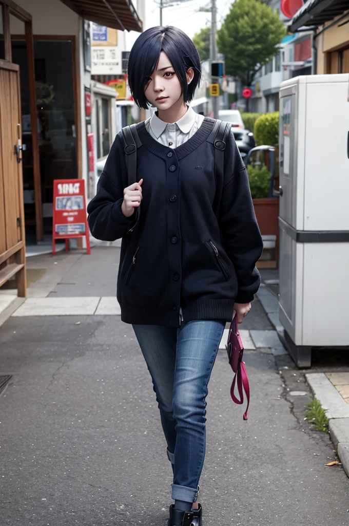 1 girl, alone, kirishima touka, cute face