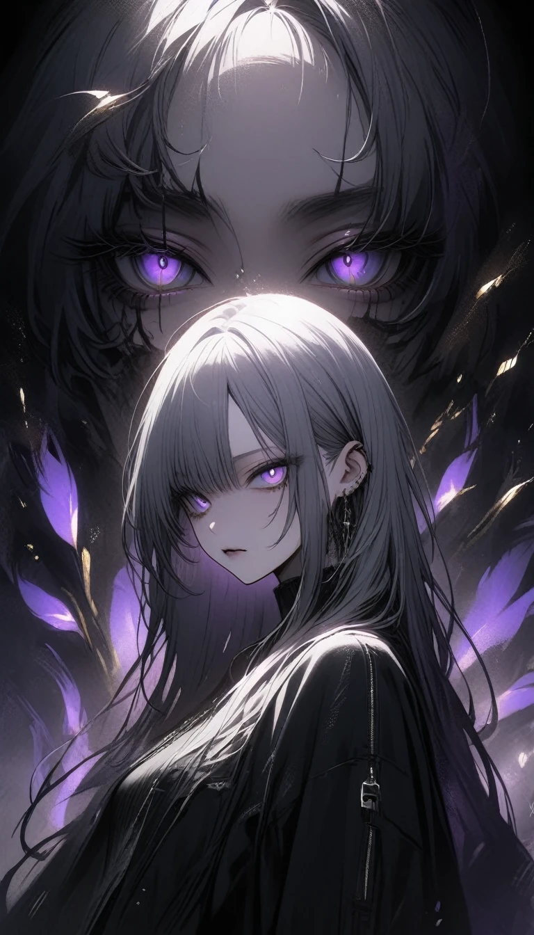 black sclera、Iris