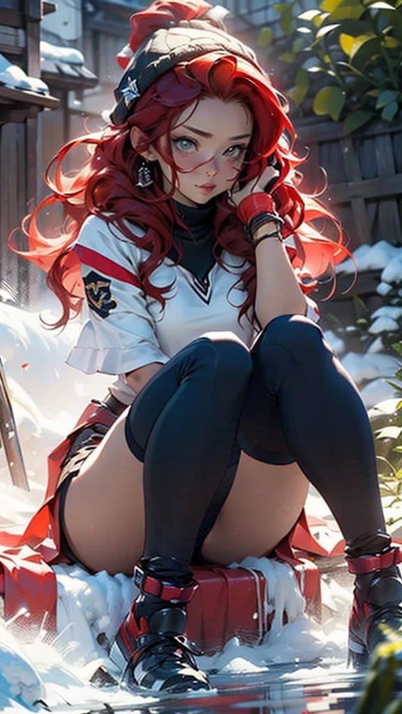 ((redheadwear)), MULHER redheadwear DE 35 ANOS COM ÓCULOS GRANDES TOCANDO A BUCETA PERFEITAMENTE, SENSUAL AND CHARMING, delicious, Linda, perfect symmetrical body, (ACTION OF SITTING WITH LEGS OPEN), (((RED HAIR))), EYES COLOR SNOW WHITE, 小柄, Messy hair, BATTON READY, Linda MULHER, ( higher quality, high resolution, 16K, no mistakes), (whole body).
