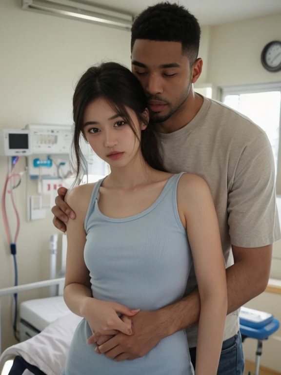 17 year old girl bf with black man bf at hospital
