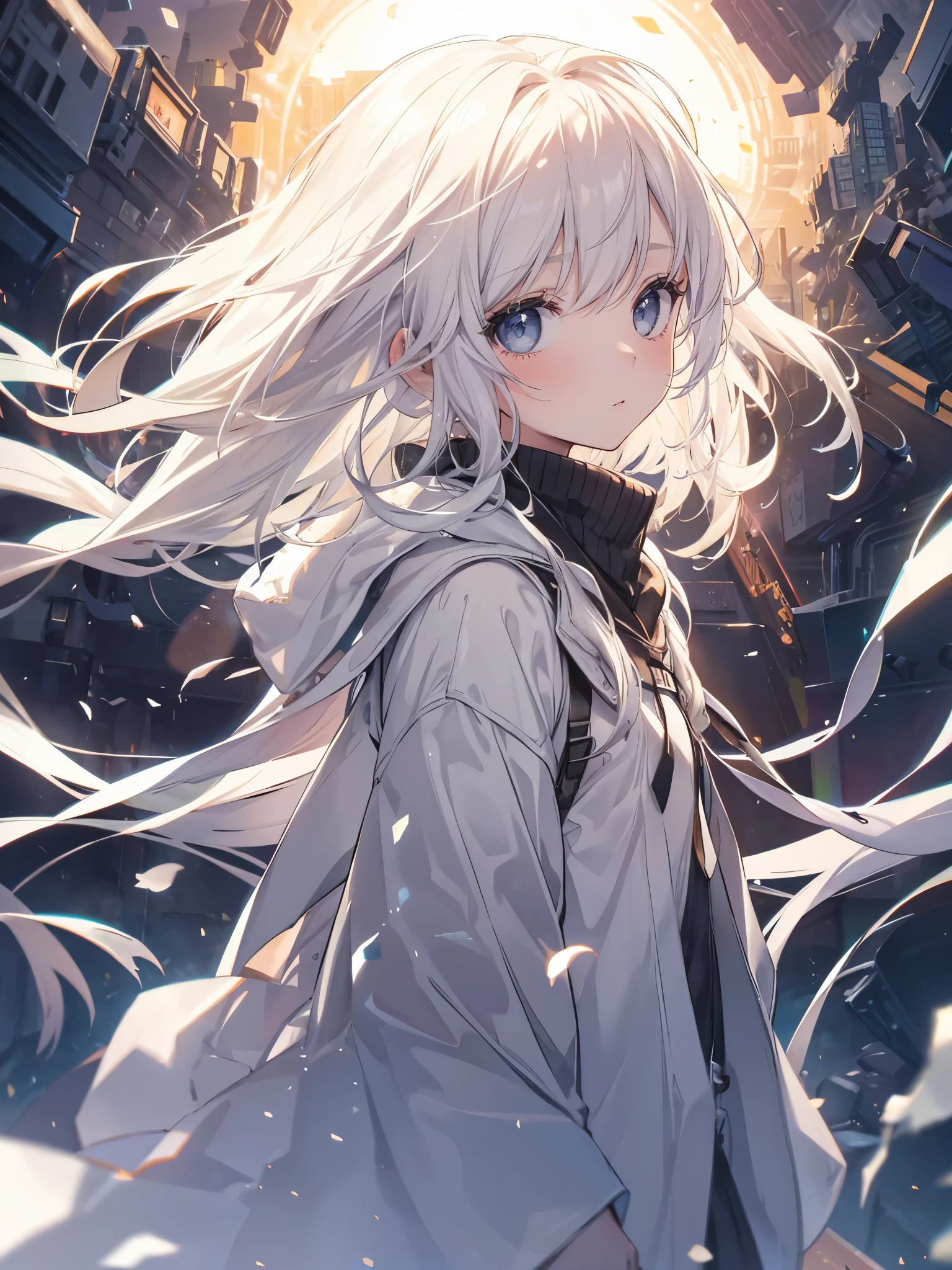 A girl lost at the end of the world