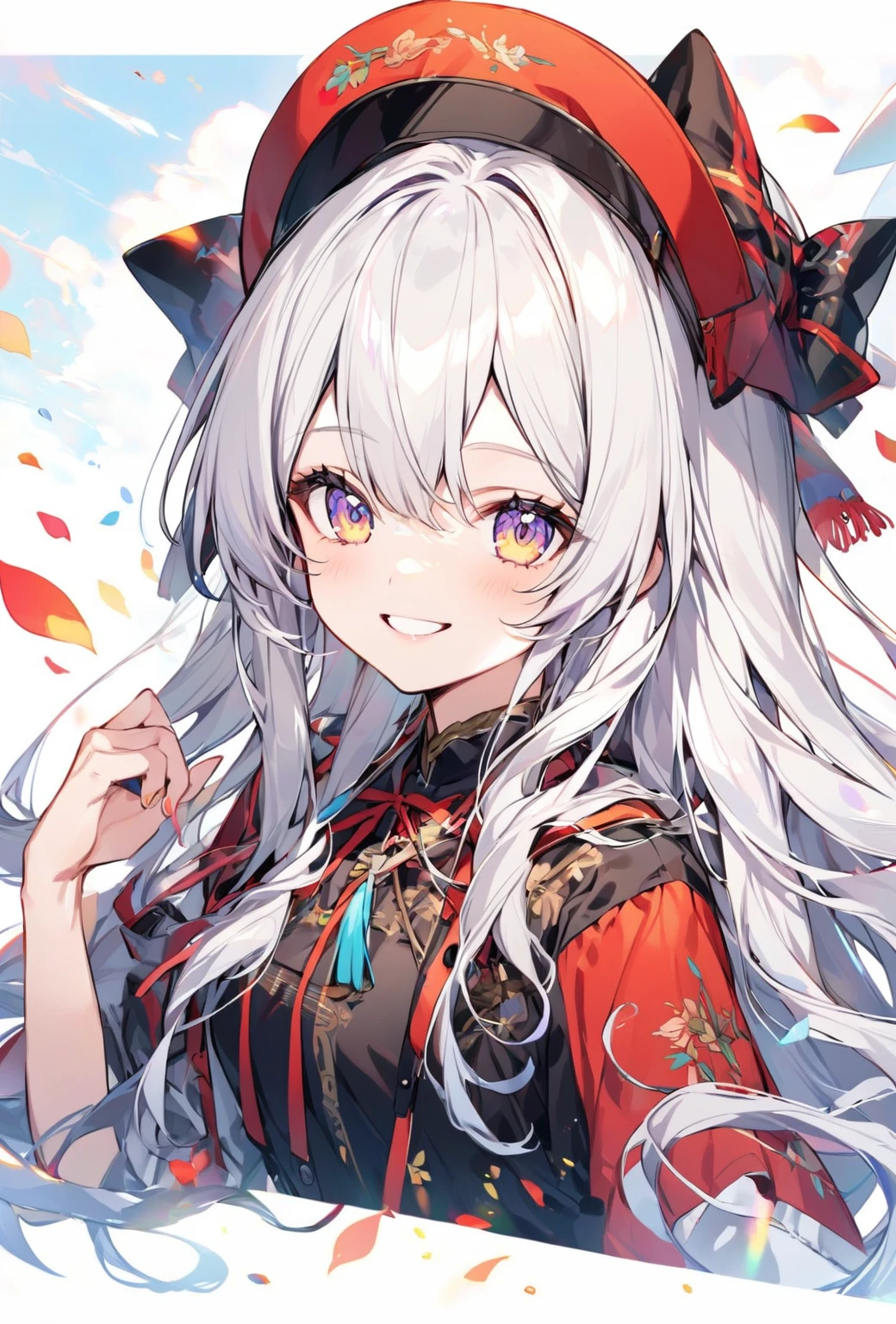 smile，Long Hair