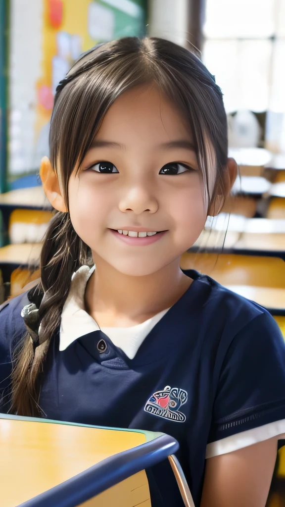 (((Super cute elementary school students)))、smile、Cute、Detailed Annus