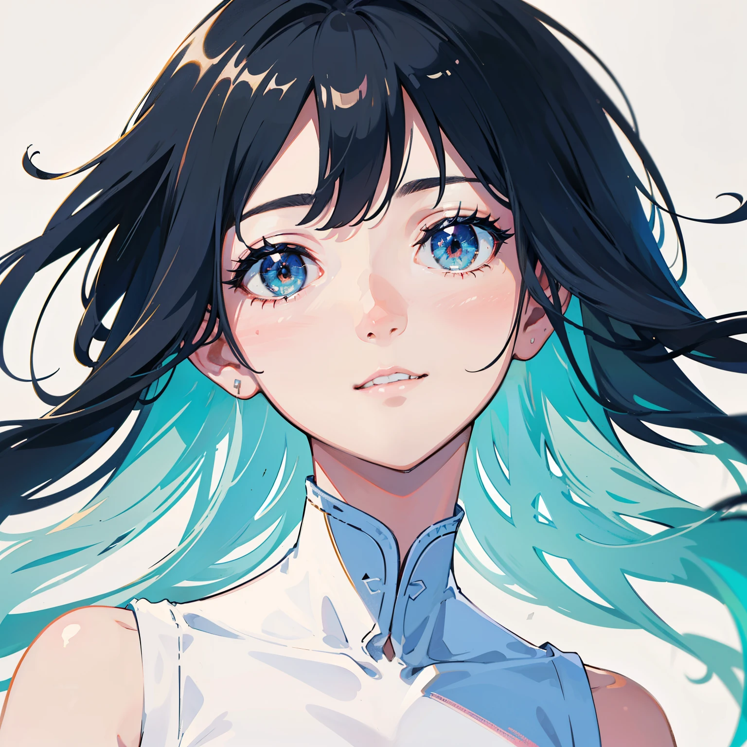 Ultra-High resolution, High resolution, ((premium, 8k, 32K, masterpiece)), Very detailed, (Low angle full body shot 1.2,) Volumetric lighting, Cinematic, (((colorful))), Black haired beauty, Japanese women, 20-year-old, Small face, , (photoRealistic), (Realistic),(Emotionless smile), Modest dress, (Minimal exposure:2.0), Silky Hair, View your viewers, In the act of spinning, look up, Very beautiful and beautiful face, Beautiful and well-proportioned face, Very beautiful face, Empty main road