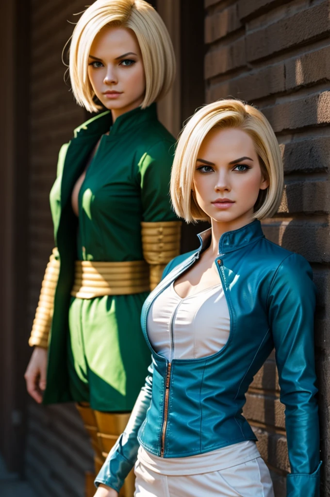 Create the character called Android 18 from Dragon Boll