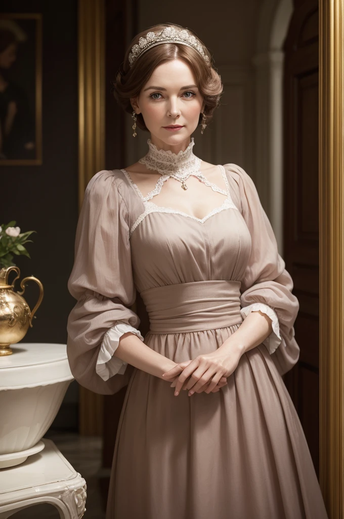 Lady Mary Radmoor, a woman in her late fifties, she was still very beautiful. There wasn't a strand of white hair among the red locks., and few wrinkles crossed the sweet oval face.