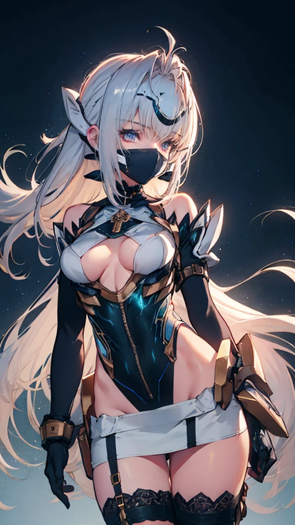 (whole body),Explain the whole,Browsing Caution,最high quality,High resolution, Very detailed,Game CG,Dutch Angle,Detailed and beautiful eyes,beautiful girl,Chest Focus,(Captivating smile), (Spread your legs), (Lift your legs), leotard，armor, Armor dress, Black dress, Black gloves, Blue Armor, Blue dress, breastplate, dress, drop down, gloves, (mask), Shoulder rest, Short dress, shoulder armor,Thigh-high boots，((Very detailed background)), (((Cowboy Shot,Dynamic Angle)))，1 girl,,(Shiny skin:1.3),(Beautifully rich skin),(Thinning hair), masterpiece, high quality, High resolution, Confused,(beautifully、aesthetic:1.2), Beautiful Hands, (4K), 8k, Perfect balance,(Highly detailed CG Unity 8k wallpaper), Perfect hands, Embarrassing, blush, Light_vestige,Intricate details,Written boundary depth, extremely delicate and 美しい,Professional photography, bokeh, High resolution, Sharp details, 最high quality, Thick thighs,Beautiful Eyes, Beautiful background, Outdoor，
