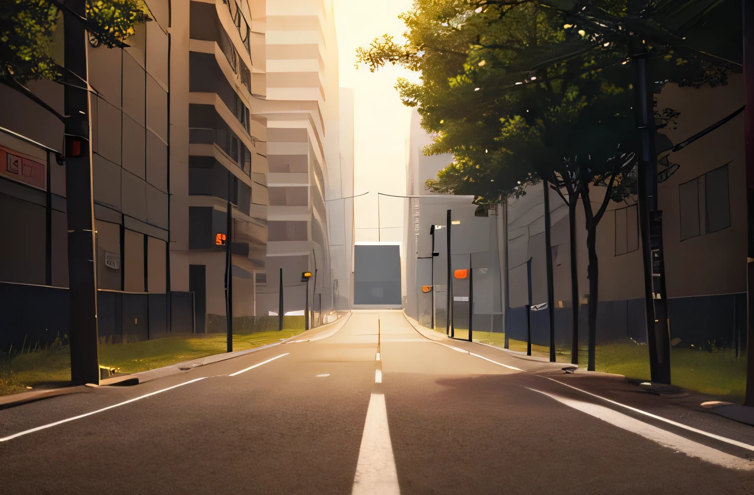The road2t,Crossroads,It spreads deep inside,No people,