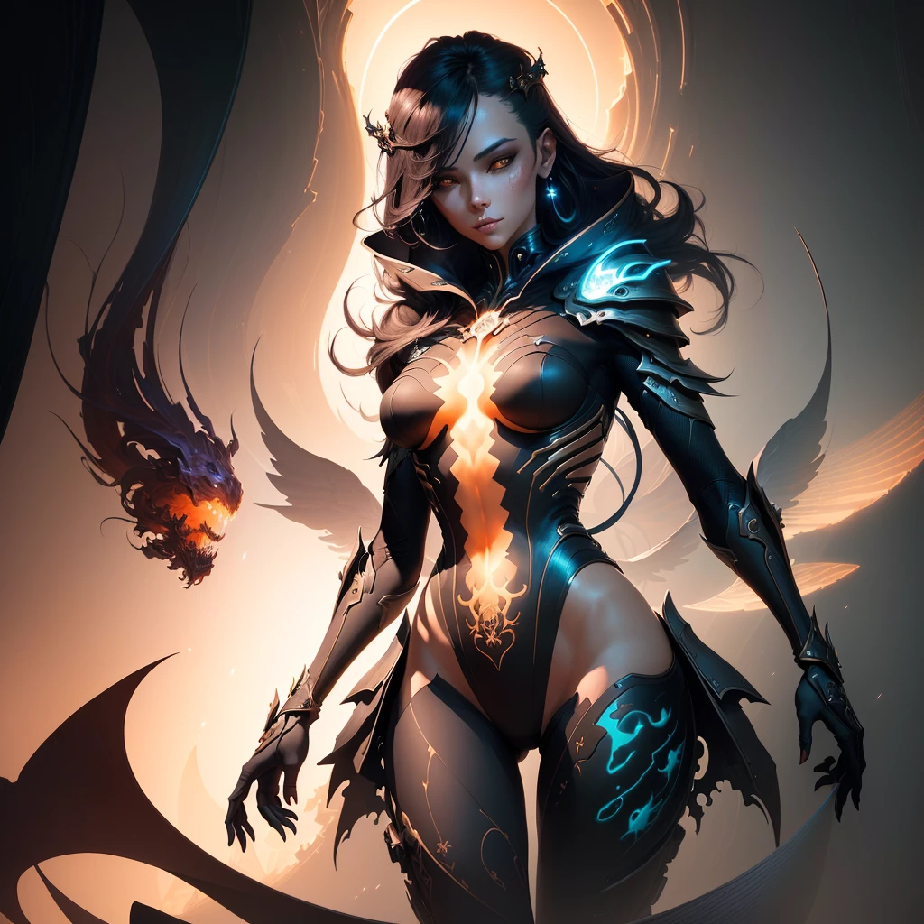 work of art, best qualityer, (Extremely detailed CG 8k unity wallpaper), (best qualityer), (best illustration), (best shade), absurderes, realistic lighting, (abyss), beautiful detailed glowing, arte de PeterMohrBacher,