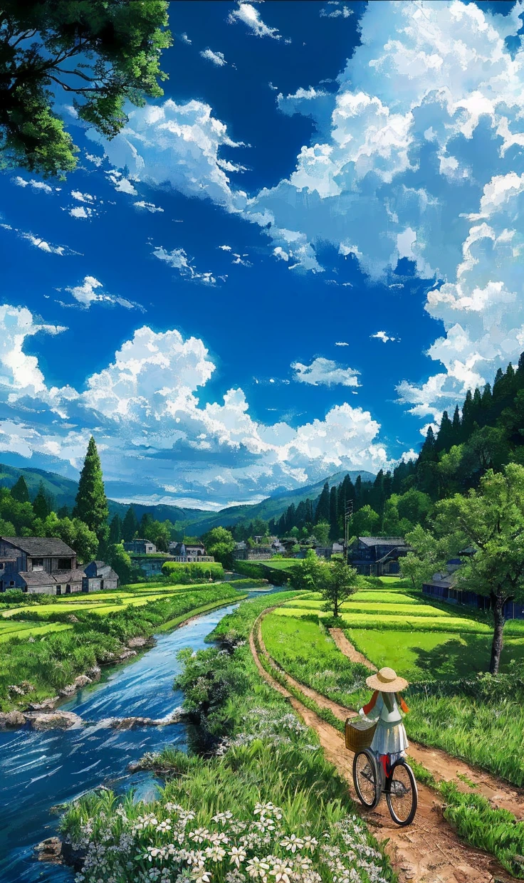Masterpiece, best quality, (very detailed CG unified 8k wallpaper) (best quality), (best illustration), (best shade) nature harvest wheat, super meticulous , people working in the fields --v6