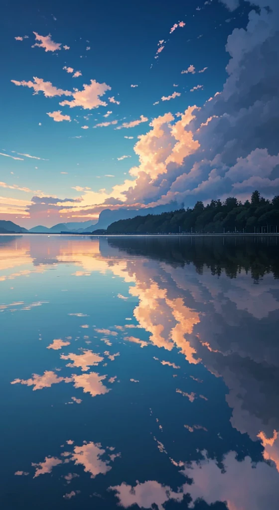 Every 雲海 carries the promise of a new dawn. Accept the outcome, Paving the way for a beautiful beginning. Nature painting.  A small woman is reflected in the photo.、Back view、Fantastic clouds、grow
