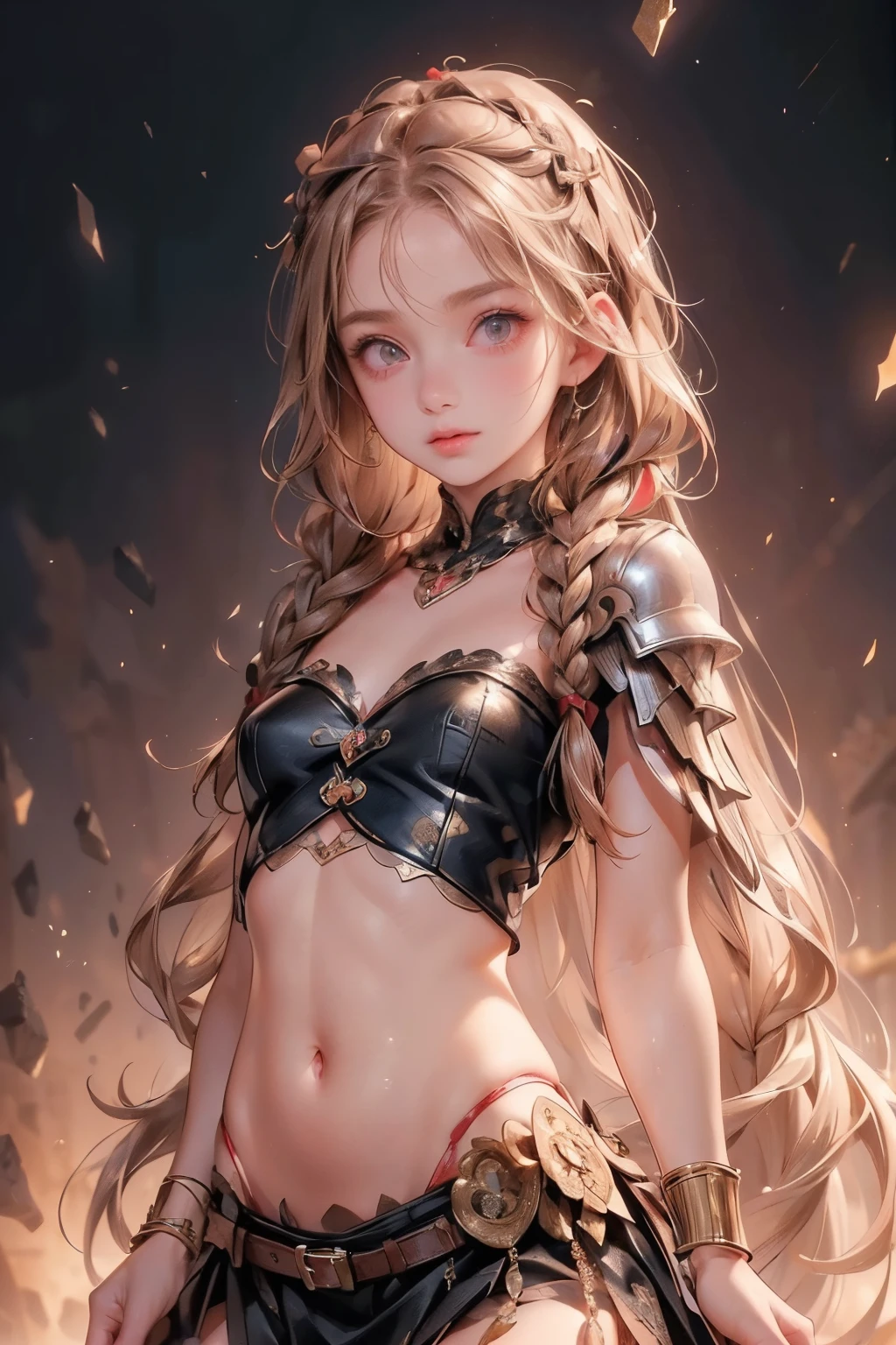 ((best quality)), ((masterpiece)), (detailed), 1girl, (big forhead:1.2),extremely detailed cute anime face, (((flat chest))), (flat chest:1.1),((((long twin braids,tight braids,long braid,braided hair,long hair)))),intricate eyes,beautiful detailed eyes,symmetrical eyes,(((detailed face))),beautiful detailed lips, dynamic pose, looking at this, resolved, resolute, highres,(best quality),(ultra detailed,extremely detailed),perfect face details, ((masterpiece:1.4, best quality))+, (ultra detailed)+, long twintails, cute girl, (flat chest:1.1), small breasts, slim body, skinny, prominent collarbones, skinny arms, flat stomach, visible hip bones, long hair, red hair, white hair, blonde hair, dark hair, ponytail, thick ponytail, heavy ponytail, small breasts, perfect face, small breasts (flat chest:1.1),  Detailed body，Full limbs, (flat chest:1.1), a knight, Bloodborne inspired, Bloodborne, occult aesthetic, occult, NSFW, Complex mechanical cyborg girl, Skeleton body, red and white clothing detailed and intricate steampunk and detailed gothic ta (with a hood), NSFW, diadems, very thin long legs, Complex mechanical boots above the knee, Fluttering lace flared mini skirt, beautiful small breasts directed upwards, (((( Highly detailed face))), small thin nose, Small thin lips mouth, (((Very sharp focused eyes))), Very large slit precision pale grey eyes that shine like jewels. very long eyelashes, Silver hair swaying in the wind, Emitting a dazzling light in a mandala pattern, white background, Very dramatic and cinematic lighting, red and white clothing, full body, whole body, body, cosmic horror