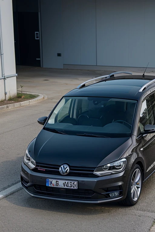 VW Touran, grau, Tuning
