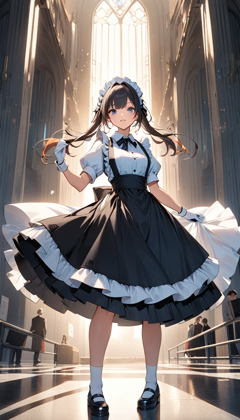 The most advanced AI imaging ever, Beyond professional photography, Maid clothesの魅力を最大限に伝える作品, ((Maid clothes)), Take on new creative challenges, Blake Best portrayal, Applicable, choice, Sampling, evaluation, analyze, Sampling, change, evaluation, analyzeする, Sampling, choice, Best technology and results, BREAK A bold composition that inspires everyone who sees it, Dynamic Shot,  