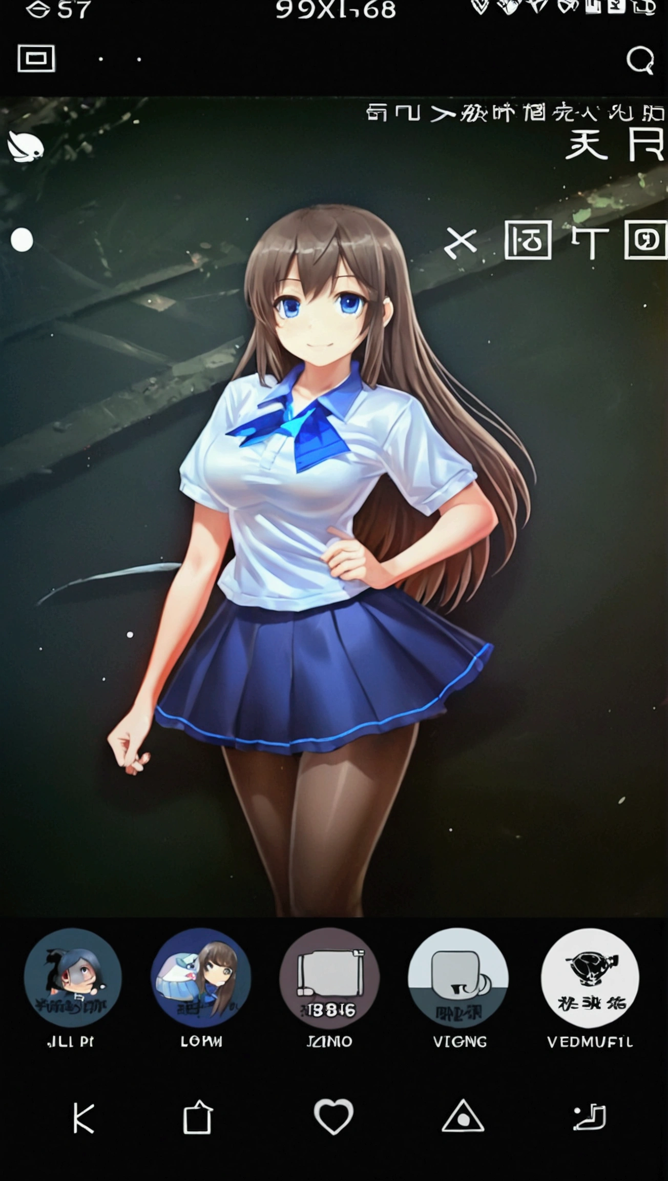 topless、big 、Beautiful breasts、beautiful girl、Background Campus