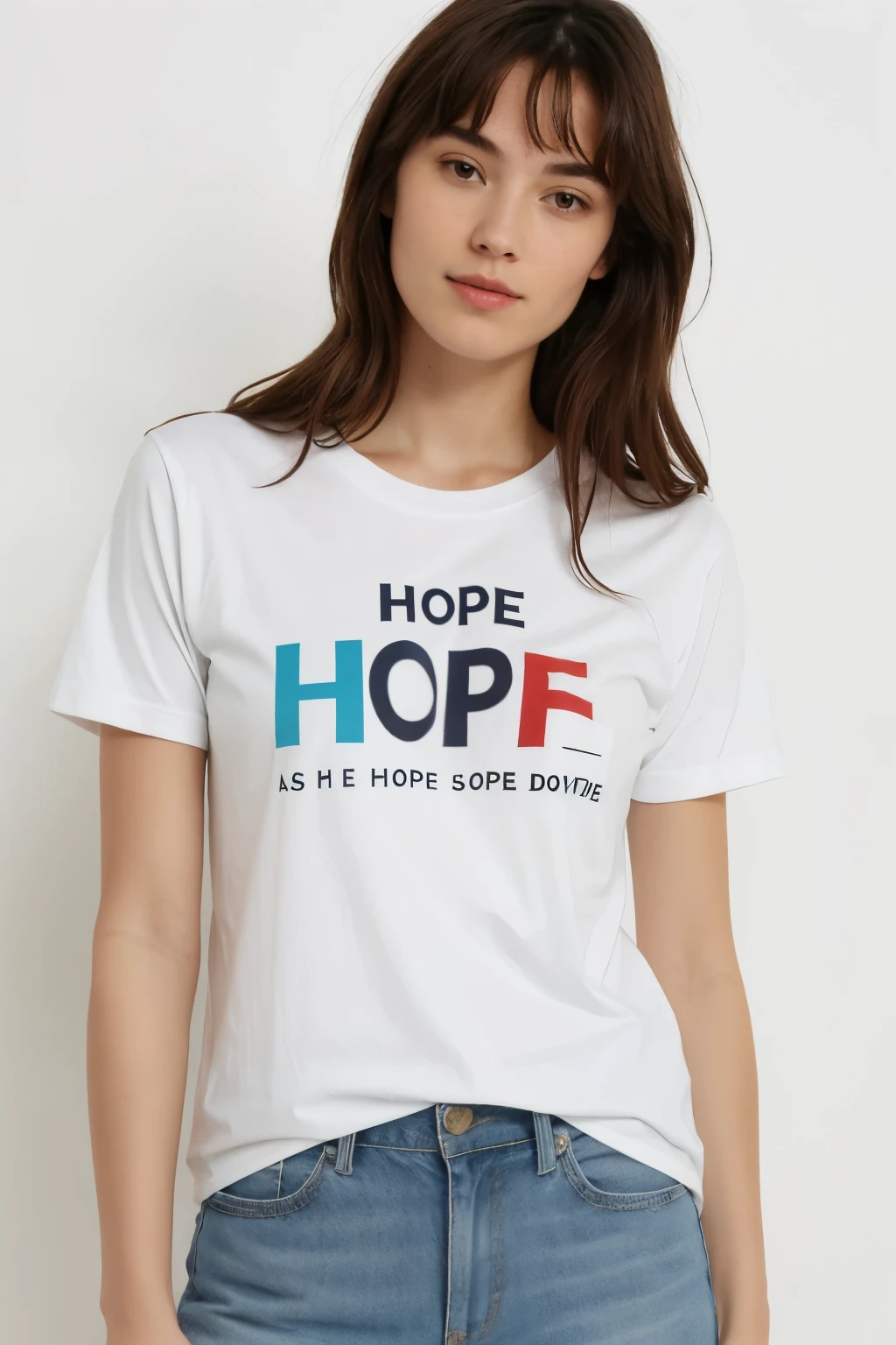 Réaliser un tee shirt dont sur le devant, on the left letter A and in the back at the top the word"Hope"followed at the bottom of the number 05,and u' can decorated by aloalo from Madagascar
