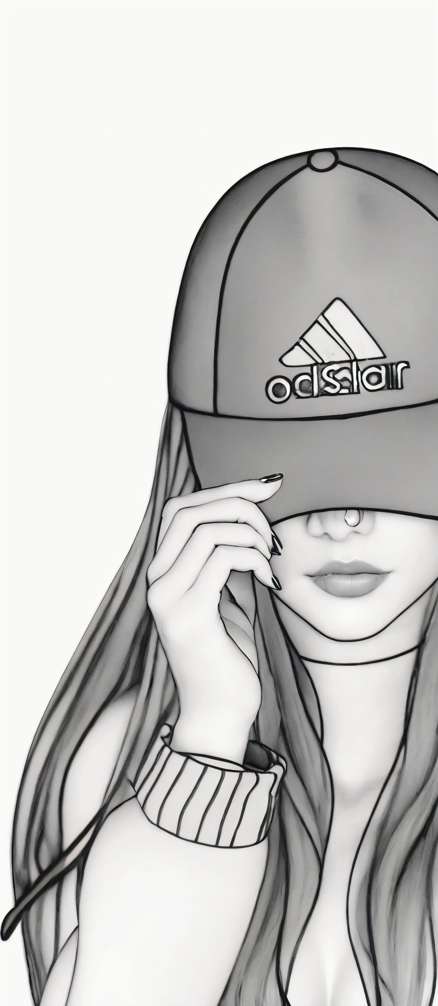 Masterpiece, realistic, Woman wearing a hat, holding a hat, wearing green clothes, blonde hair, sexy lips, ((very real)), ((HD 1080p))