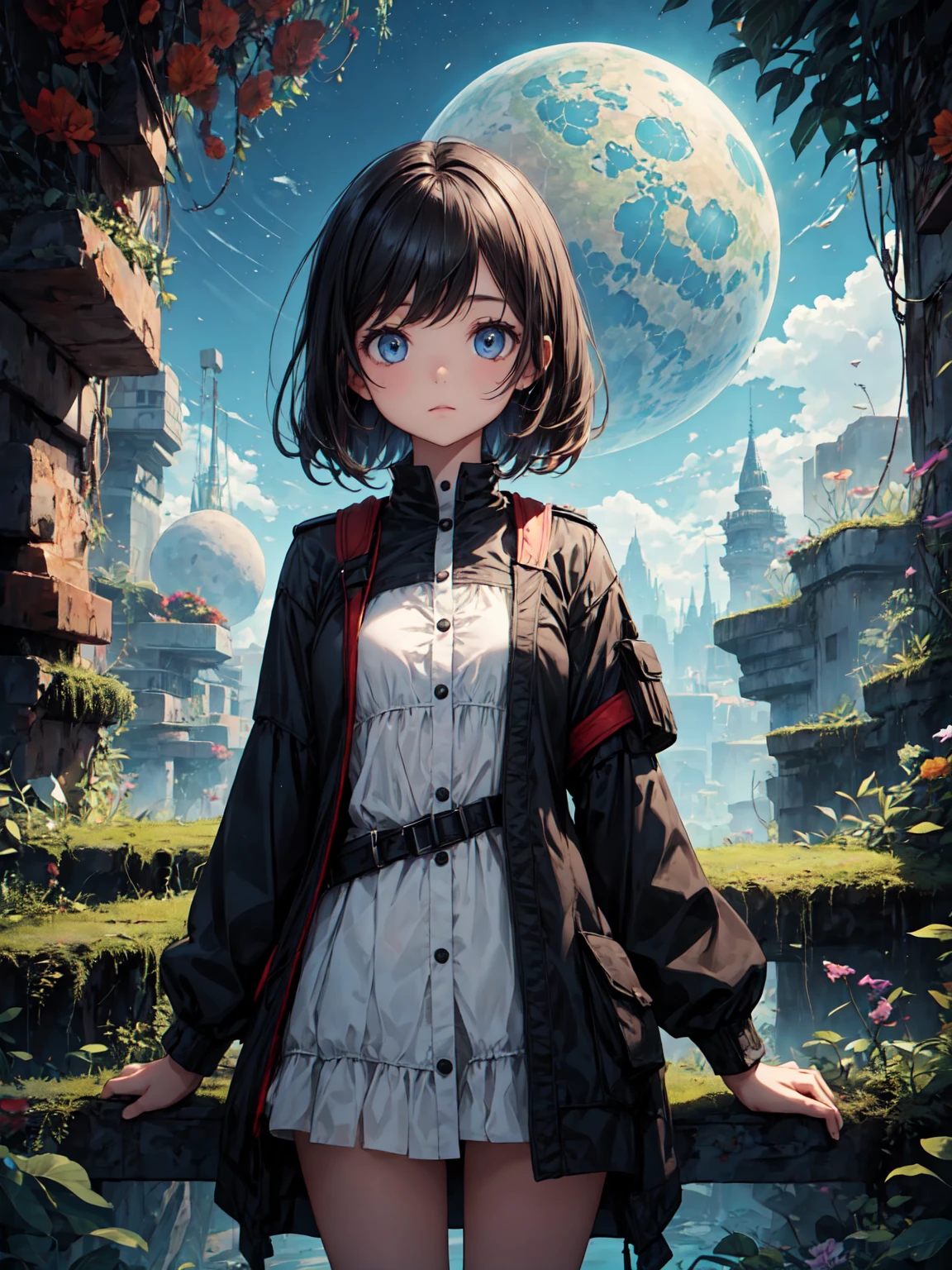 A world divided by a thin membrane,Another world on the border,A girl with eyes that can see everything,