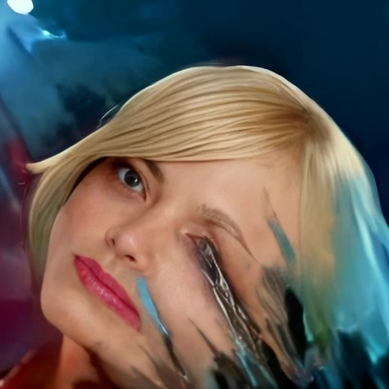 The liquid metal began to pour into the tube,  His body was dripping with a lot of liquid metal everywhere., now for the first time he showed an expression across half of his face, extremely sexist and erotic 