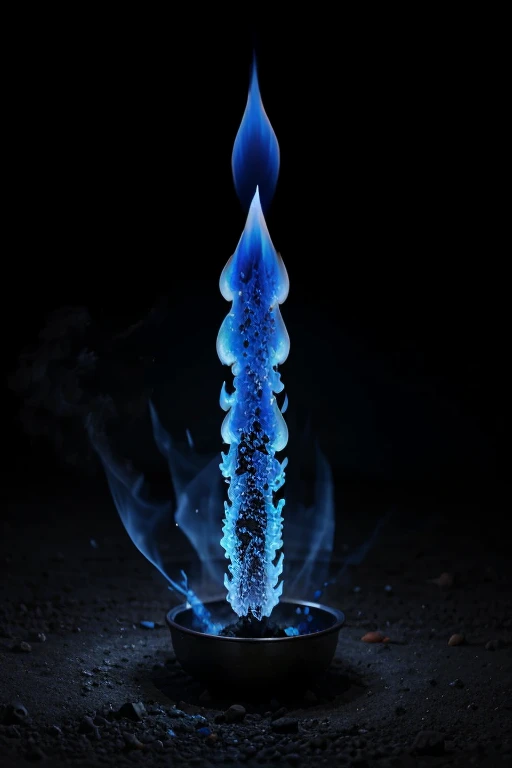 blue fire torch 