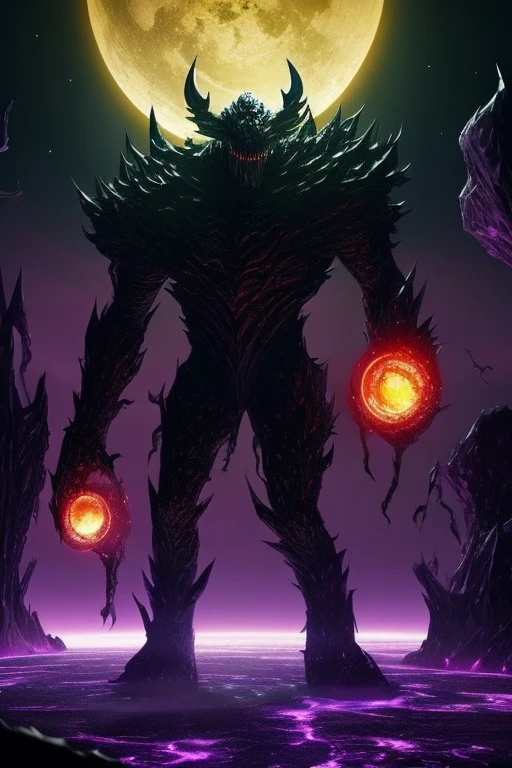 Monster destroying universes,This monster is tall, scary, has long black arms and long black legs.