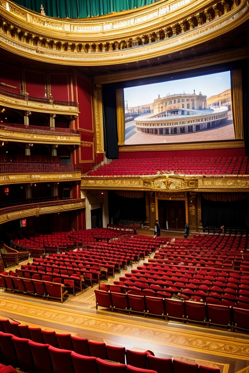 ((Highest quality)), ((masterpiece)), (detailed), Opera House, photograph, unmanned