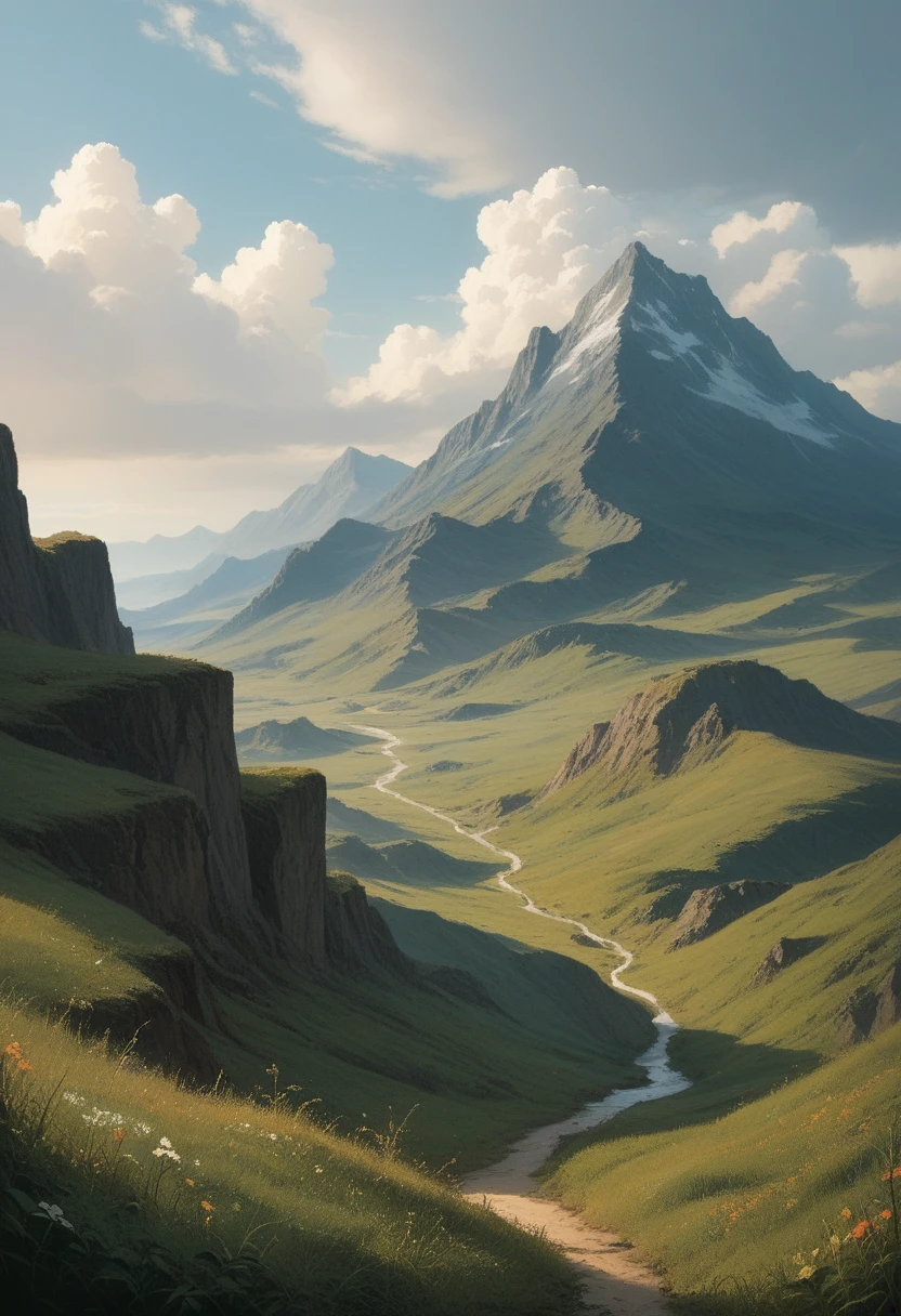 separate each landscape from the first image