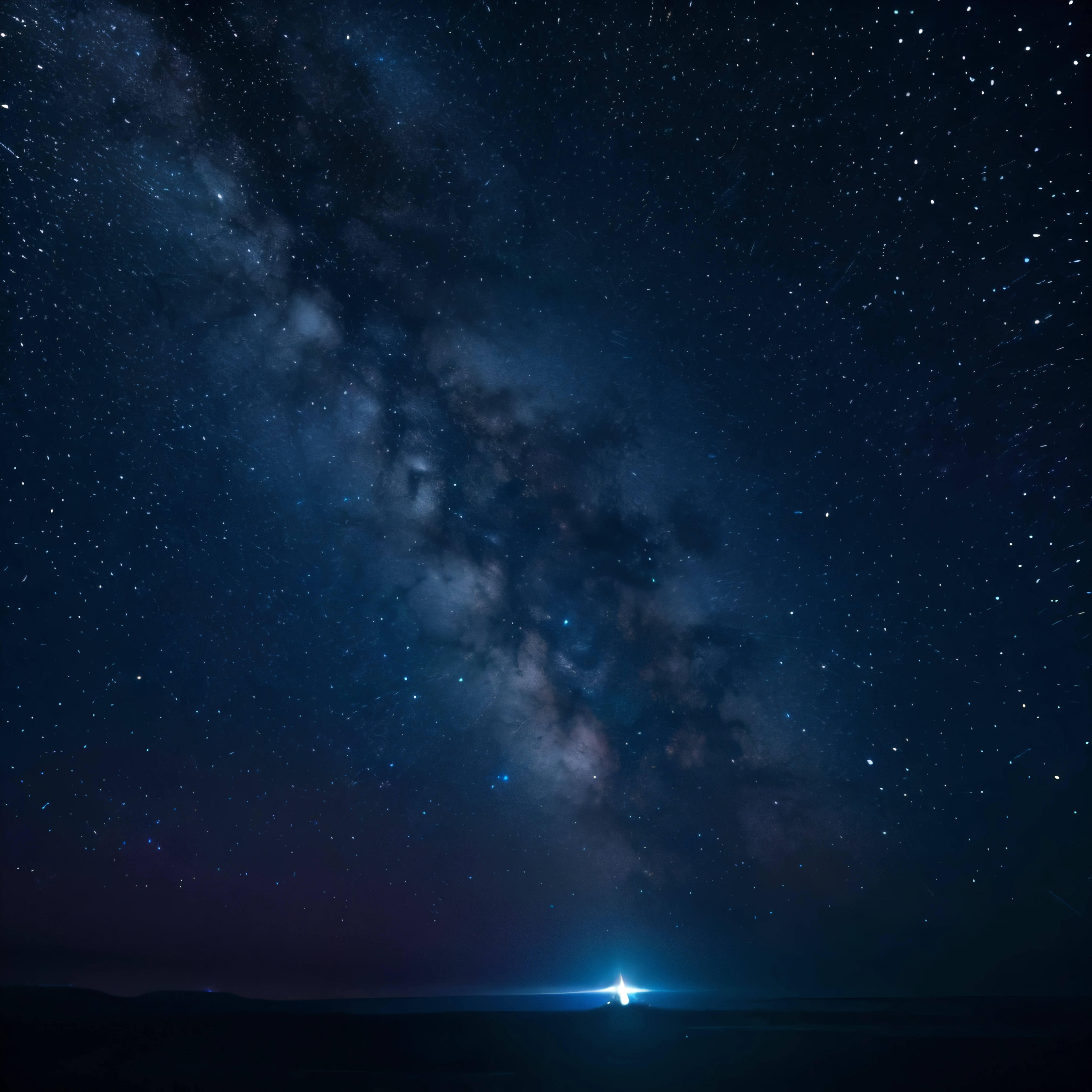 Stars, space, small planets, faded colors, expansive scene, sky only, night sky only, colorful night sky