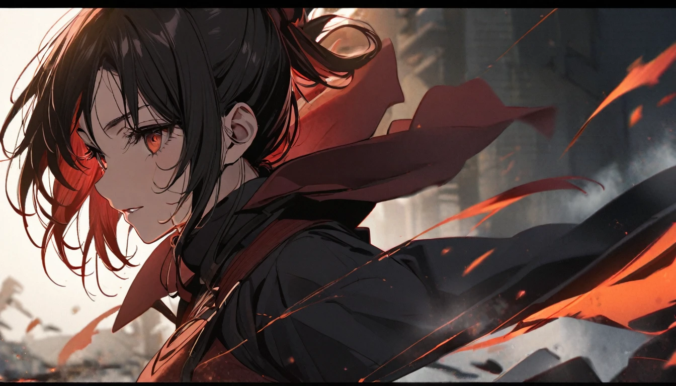 powerful wallpaper that showcases the strength and charisma of (("Itachi Uchiha")). Itachi should be depicted in a formidable and captivating pose, with his Sharingan activated and Amaterasu flames in the background. Ensure the wallpaper exudes an aura of power and captivates the viewer with its intensity. high detailed, 8K, masterpiece.