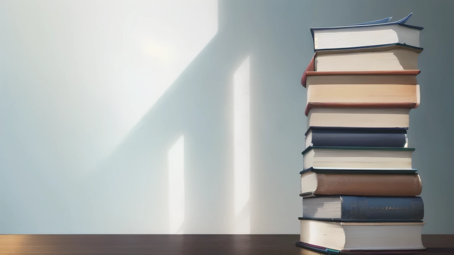 there is a stack of books on a table with a clock, textbooks and books, wooden desks with books, stack of books on side table, piles of books, colourful books, stacks of books, textbooks, library background, classroom background, books on side table, background image, basic background, lots of books, against dark background, interesting background, open books