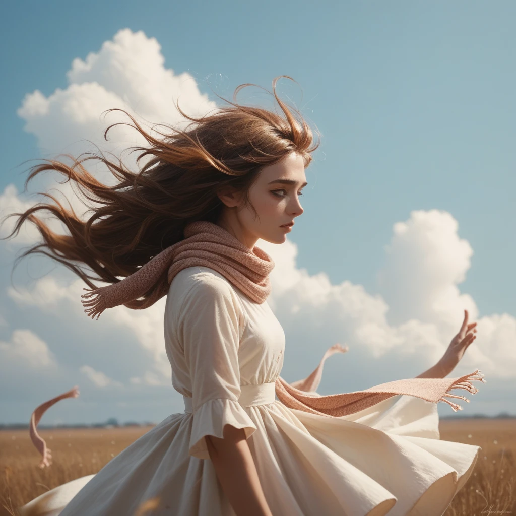 Carefree and often looks beautiful in light fabrics that flutter in the wind, like chiffon or rayon.
May wear lots of scarves and prefer messy, windswept hair.
Dresses in a way that draws attention to arms and hands1