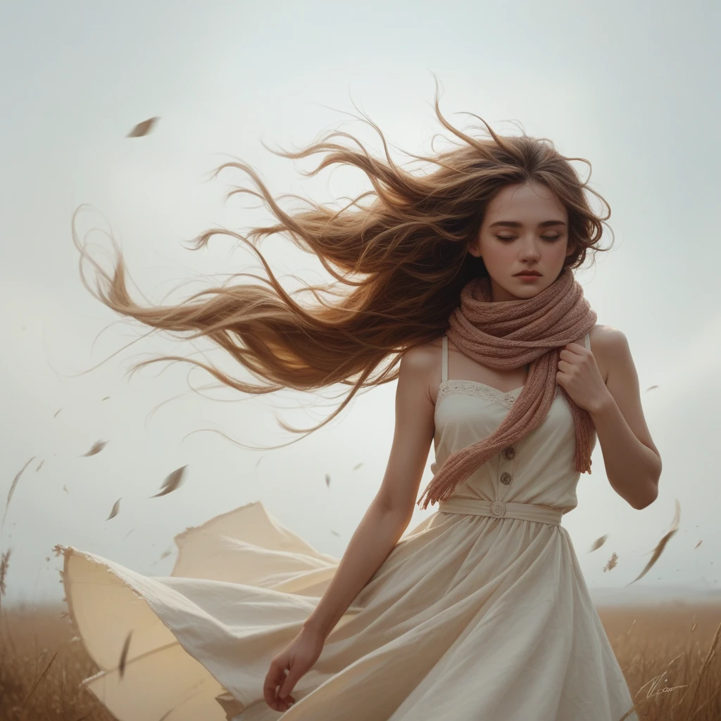 Carefree and often looks beautiful in light fabrics that flutter in the wind, like chiffon or rayon.
May wear lots of scarves and prefer messy, windswept hair.
Dresses in a way that draws attention to arms and hands1