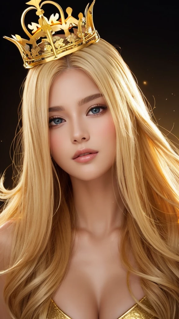 Golden Goddess　gorgeous　crown　Blonde