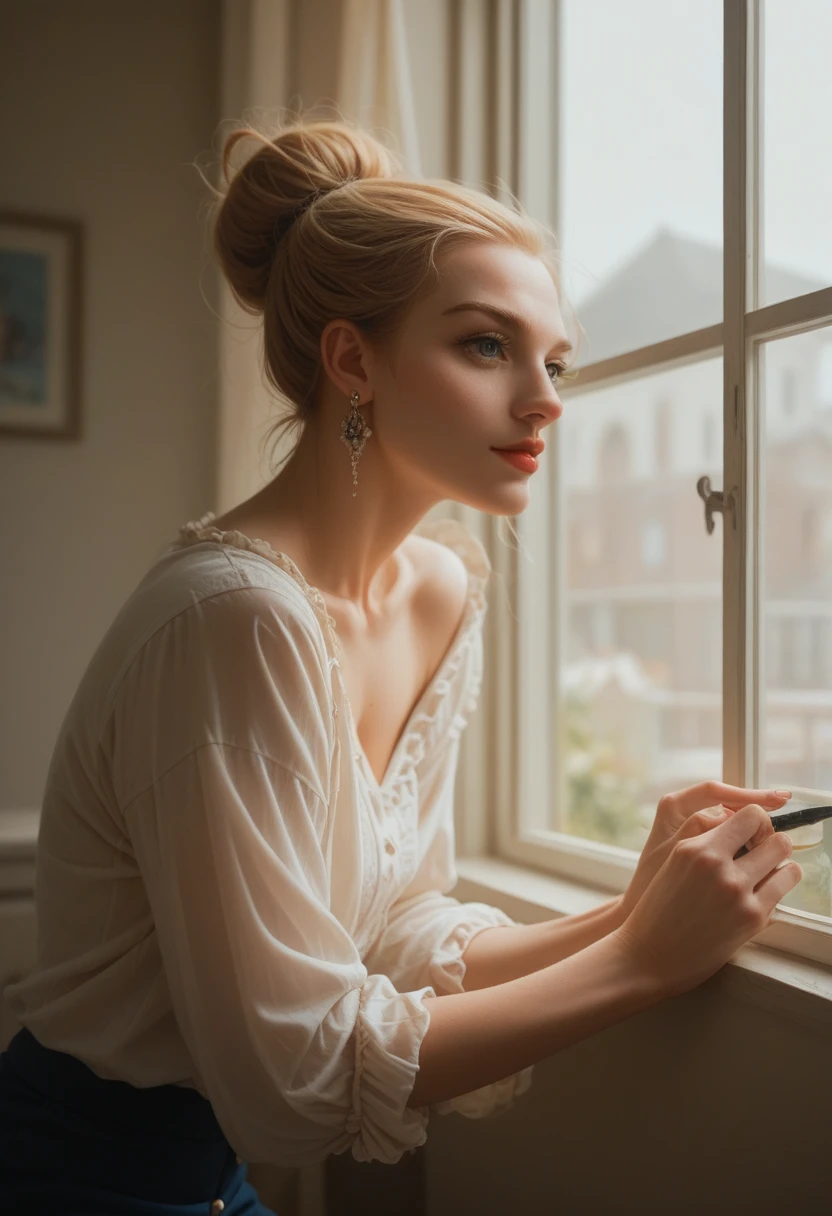 illustration artistique mettant en valeur la beauté et la forme du corps féminin, avec une approche respectueuse et artistique, en évitant tout contenu explicite ou inapproprié.