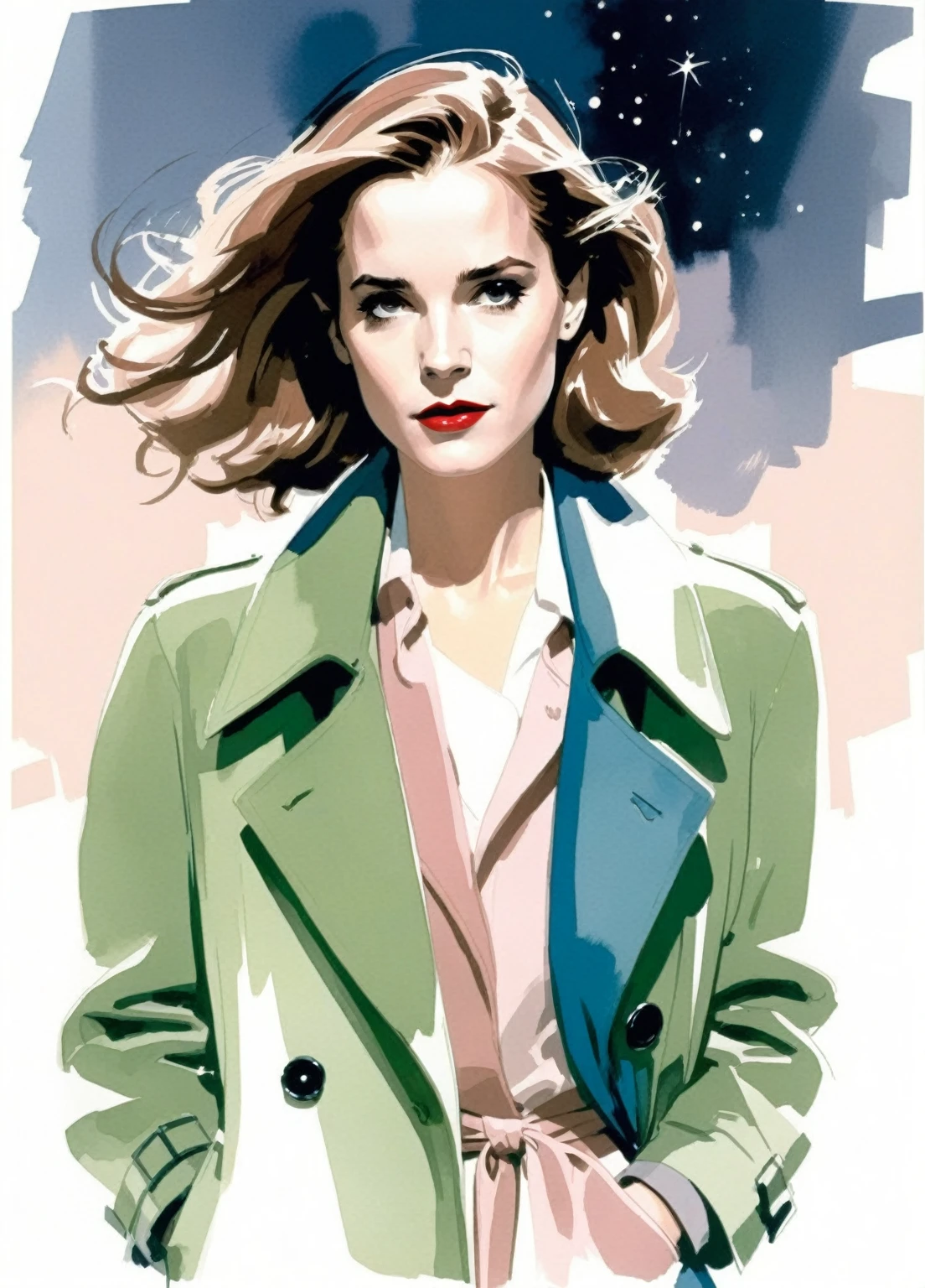 Mike Mignola,  (high contrast , Character Design Sheet, but very beautiful:1.4), (complex parts, masterpiece, Best quality:1.4),
poster style, professional, modern, attractive, very detailed, dark palette,  I look at the viewer, dark red shade, Emma Watson
