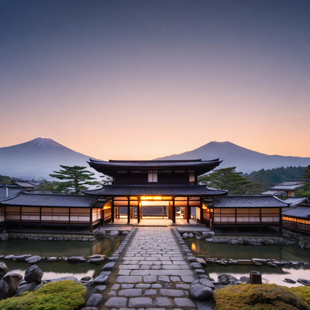 Otherworldly morning in kyoto, Mysterious, calm feeling, good morning, ancient Japan, appearing from the darkness((best quality, 8K, masterpiece: 1.3))
,