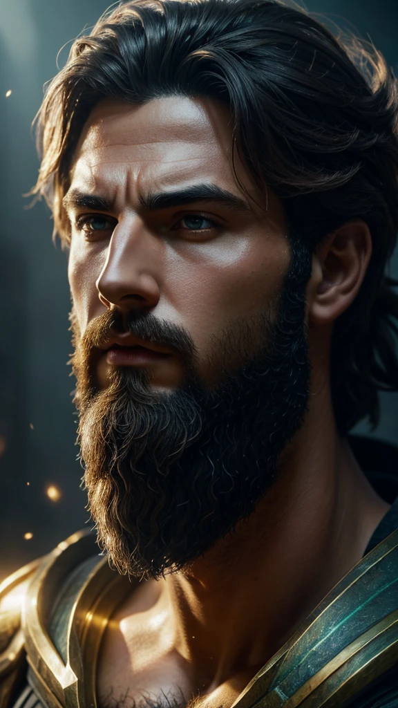 score_9, score_8_above, (1man), Artwork, best quality, high resolution, Close-up portrait, bad, Greek god, fantasy, league of legends style, beautiful figure painting, bright light, Amazing composition, front view, hdr, volumetric lighting, ultra quality, elegant, highly detailed