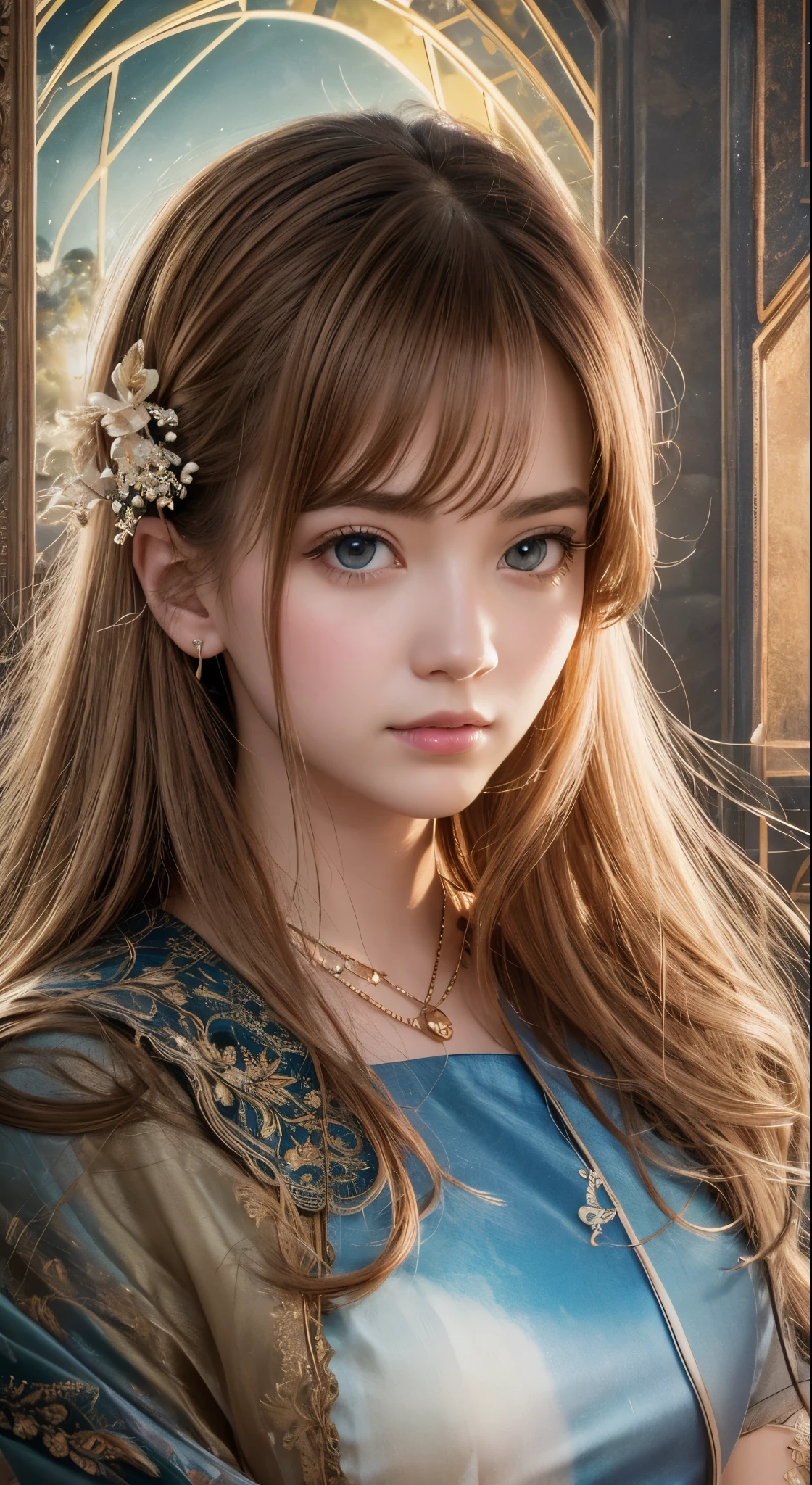 A horde of angels descending from the sky、Realistic epic、Soft, cinematic portraits、Adobe Lightroom、Photo Lab、Very detailed、Faded、(Neutral Colors:1.2)、(HDR:1.4)、(Soft Color:1.2)、Hyper Detail、(artstation:1.4)、Cinematic、Warm Light、Dramatic Light、(Intricate details:1.1)、Complex background、(Rutkowski:0.66)、(Blue and Orange:0.4)