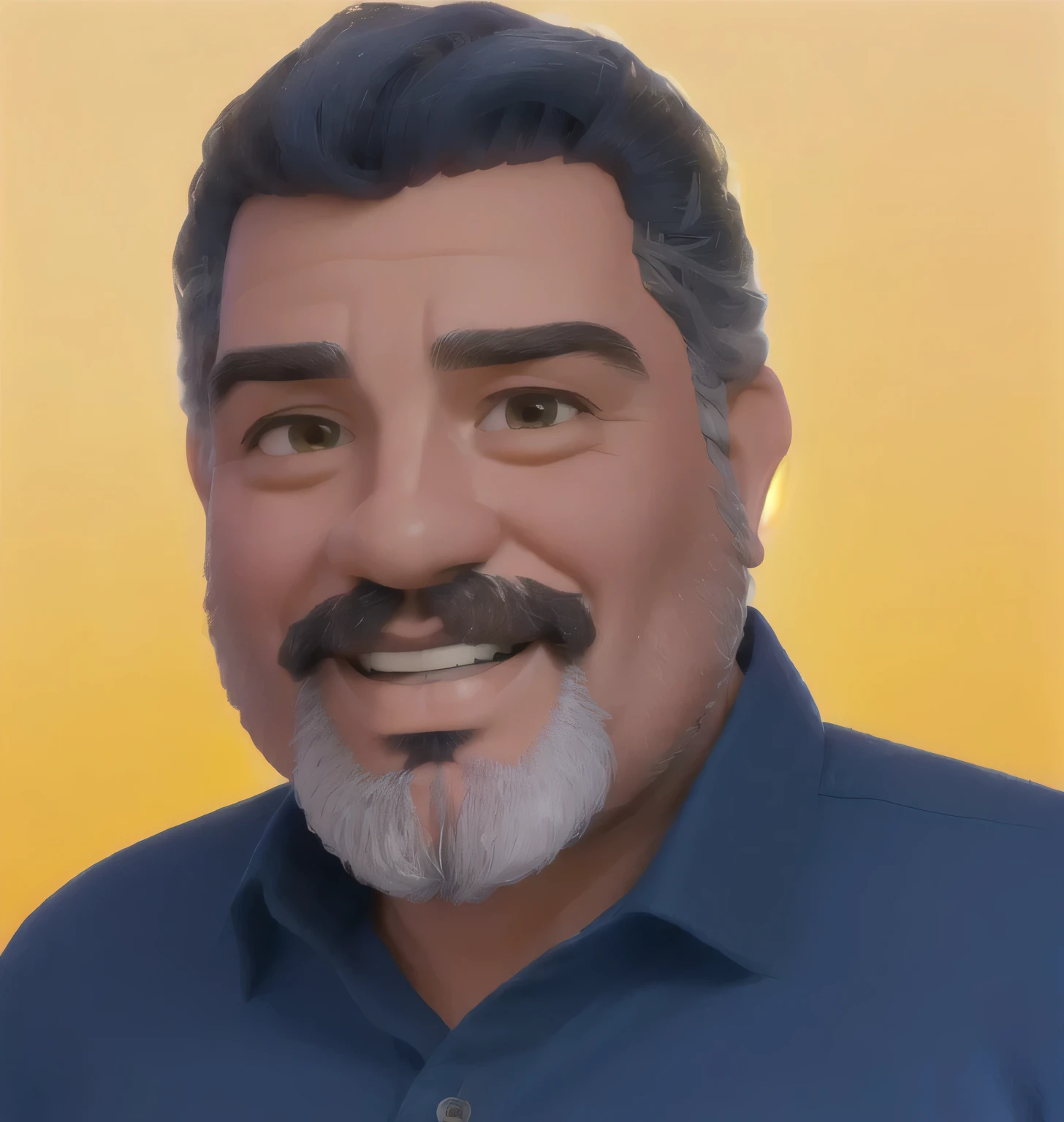 a close-up of a man with a beard and blue shirt, edu souza, Carlos Samuel Araya, david rios ferreira, luiz scanuela, por Herbert MacNair, Afonso Azpiri, Herald Ortega, icaro oak, Jose Moncada, Mohammed Chahin, inspired by Samuel Silva, by Felipe Device