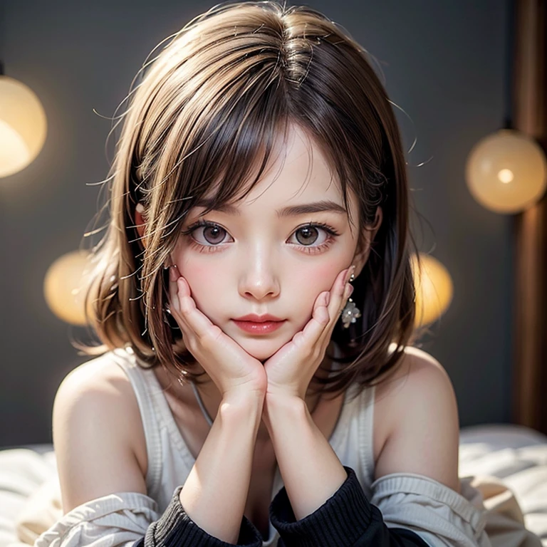 (Extremely Detailed ((Personification as a KAWAII girl of (" grace Kelly "))) with Characteristics Items), High-level, 8K Masterpiece TopQuality Ultra-detailed CG, Absurd detailed wallpaper, PerfectLighting, aesthetic LifeLike Rendering, MysticSight, Haze Tyndall Scattering, (Studio GRAY Background with (Oodles Dazzling RainbowColorParticles (BokeH))), ((Assfocus) RoundlyButts ThighGap), (Exposed:0.5) 🔞 BREAK (Acutance:0.8), (NOGIZAKA FaceVariations) Extremely Detailed very KAWAII FaceVariations, Childish CaptivatingGaze Detailed Reflective Eyes with (SparklingHighlights:1.28), Detailed (Voluminous LongEyelashes:0.88)、Glossy RedLips with beautiful details, Kissable tongue, RosyCheeks, Radiant PearlSkin with Transparency, Glowing DowneyHair . { (Dynamic LifeLike expressions:1.4) | (:d) }, (large eyes:-1) .