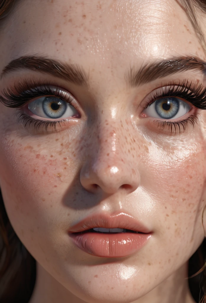 (best quality, 4k, 8k, high resolution, masterpiece: 1.2), ultra-detailed, (realistic, photorealistic, photorealistic: 1.37), beautiful detailed eyes, beautiful detailed lips, extremely detailed face, long eyelashes, medium : May car, freckles, pure onyx character.