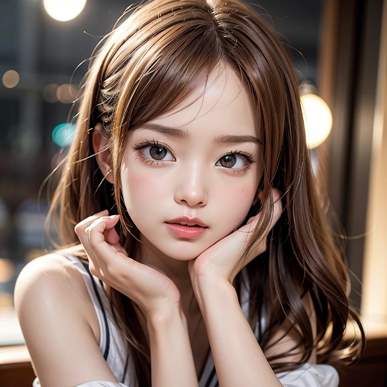 (Extremely Detailed ((Personification as a 15yo KAWAII girl of  (" Brigitte Bardot  "))) with Characteristics Items), High-level, 8K Masterpiece TopQuality Ultra-detailed CG, Absurd detailed wallpaper, PerfectLighting, aesthetic LifeLike Rendering, MysticSight, Haze Tyndall Scattering, (Studio GRAY Background with (Oodles Dazzling RainbowColorParticles (BokeH))), ((Assfocus) RoundlyButts ThighGap), (Exposed:0.5) 🔞 BREAK (Acutance:0.8), (NOGIZAKA FaceVariations) Extremely Detailed very KAWAII FaceVariations, Childish CaptivatingGaze Detailed Reflective Eyes with (SparklingHighlights:1.28), Detailed (Voluminous LongEyelashes:0.88)、Glossy RedLips with beautiful details, Kissable tongue, RosyCheeks, Radiant PearlSkin with Transparency, Glowing DowneyHair . { (Dynamic LifeLike expressions:1.4) | (:d) }, (large eyes:-1) .