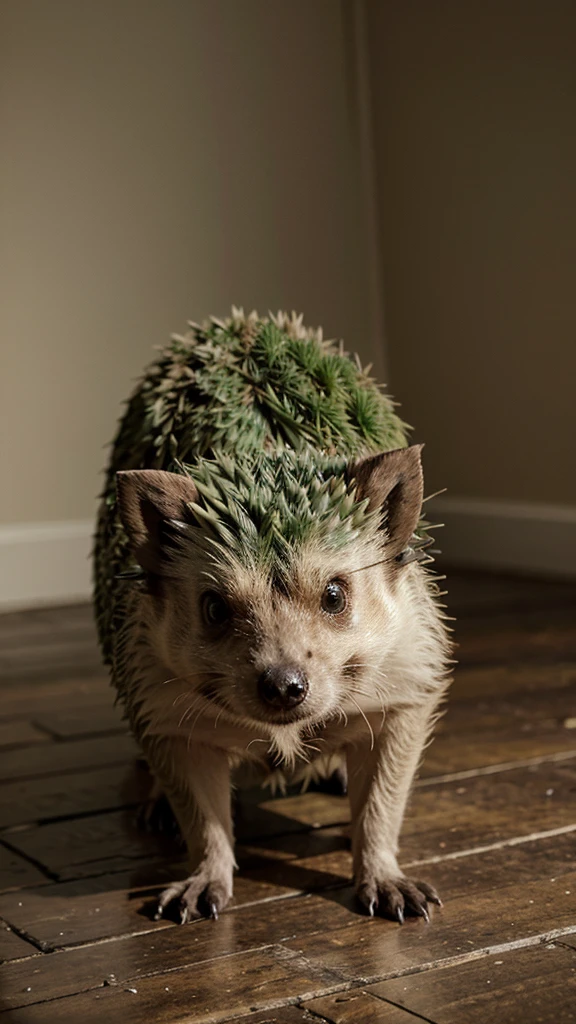 Green hedgehog